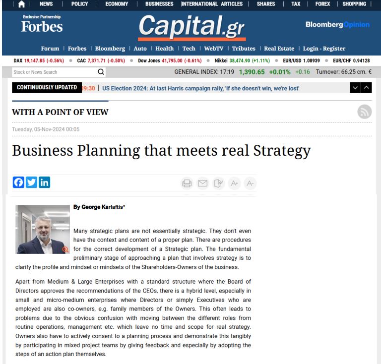 Business Planning that meets real Strategy